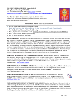 Weekly Bulletin - March 26, 2015