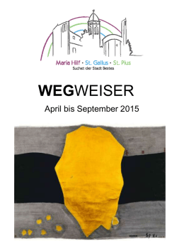 WEGWEISER - St. Gallus Frankfurt