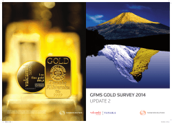 GFMS Gold Survey 2014 - Update 2(GFMS 黃金報告2014