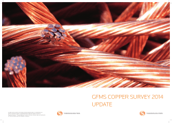 GFMS Copper Survey 2014 Update(gfms 銅報告更新版 2014)