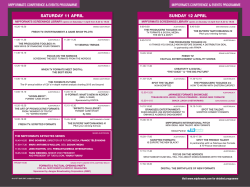 MIPFormats 2015 Programme