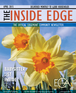 the Inside Edge - Great News Publishing