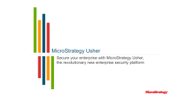 - MicroStrategy