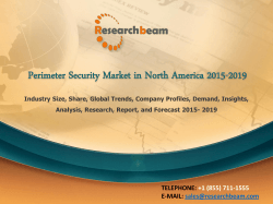 Perimeter Security Market in North America 2015-2019