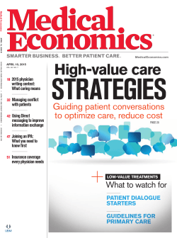 High-value care - Modern Medicine
