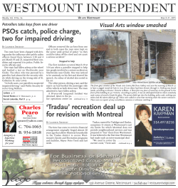 March 31 - Westmount Independent