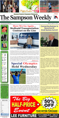 April 9 - The Sampson Weekly