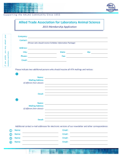 ATA Membership Application