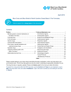 Blue Cross and Blue Shield of North Carolina Closed