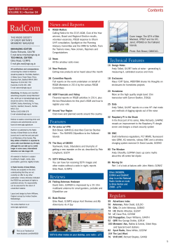 News and Reports Regulars Technical Features Reviews Features