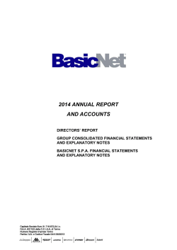 2014 ANNUAL REPORT AND ACCOUNTS