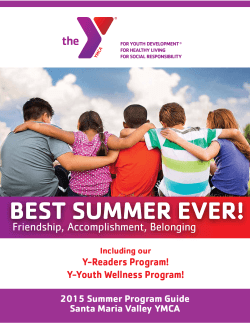 BEST SUMMER EVER! - Santa Maria Valley YMCA