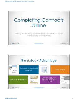 Completing Contracts Online
