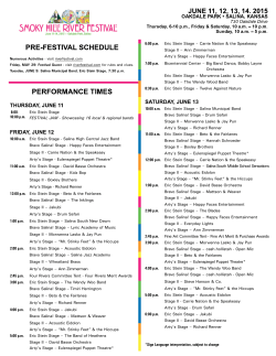 Schedule of events.indd