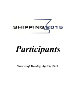 New - CMA Shipping 2015