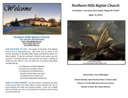 The Church Bulletin