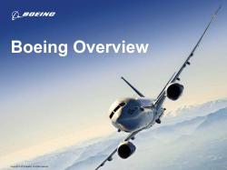 Boeing Overview