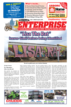 “Lisa The Rat” - Interlake Enterprise News