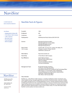 NaviSite Facts & Figures