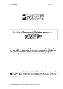 DIPLOMA IN PUBLIC RELATIONS