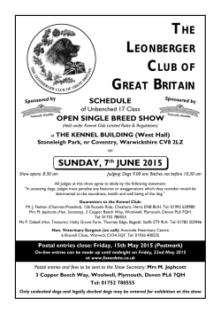 THE LEONBERGER CLUB OF GREAT BRITAIN