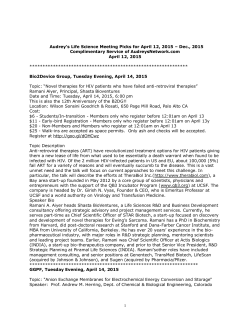 Audreys Picks April 12, 2015