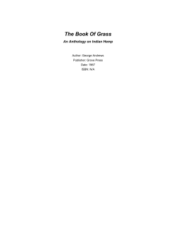 Book Of Grass