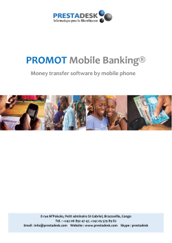 PROMOT Mobile Banking® Money transfer software by