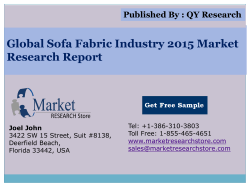 Global and China Sofa Fabric Industry 2015 Market Outlook Production Trend Opportunity