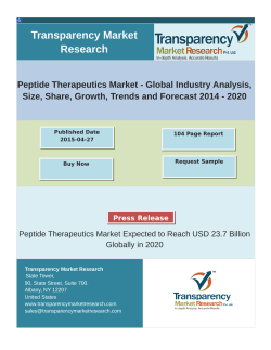Peptide Therapeutics Market