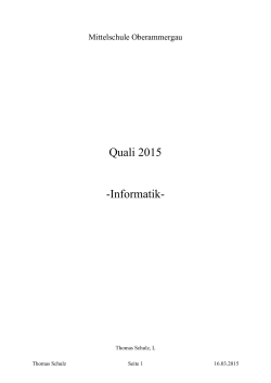 Informatik 2014-2015 Qualiskript
