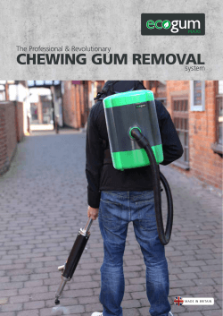 CHEWING GUM REMOVAL