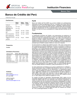 Banco de CrÃ©dito del PerÃº - apoyo & asociados internacionales sac