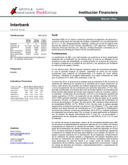 InstituciÃ³n Financiera - apoyo & asociados internacionales sac