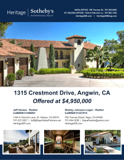 Listing Packet - 1315 Crestmont Drive