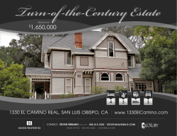 Brochure - 1330 El Camino Real, San Luis Obispo, CA