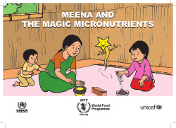 meena and the magic micronutrients meena and the magic