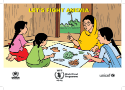 LET`S FIGHT ANEMIA