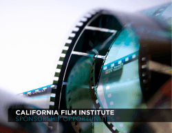 CALIFORNIA FILM INSTITUTE