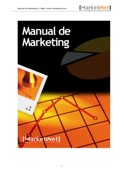 Manual de Marketing. Â© 2002. www.marketinet.com