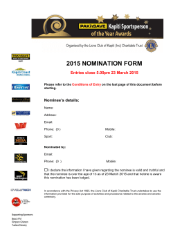 SPOY 2015 Nomination Form VIEW ONLY