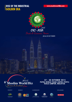 oic-asia trade and economic forum 2015