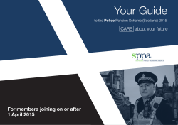 Guide to the Police 2015 scheme - Scottish Public Pensions Agency