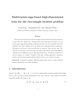Multivariate-sign-based high-dimensional tests for the two