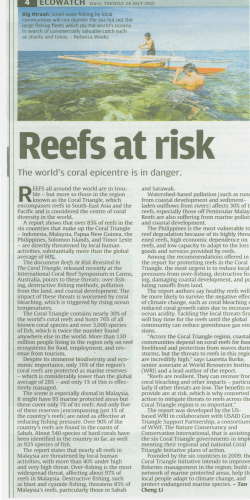 Reefs at risk