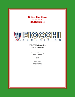 Fiocchi USA - 22 box ID and