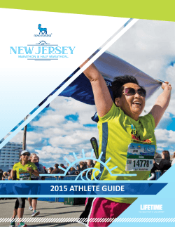 2015 ATHLETE GUIDE