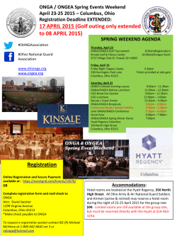 17 APRIL 2015 (Golf outing only extended to 08 APRIL 2015