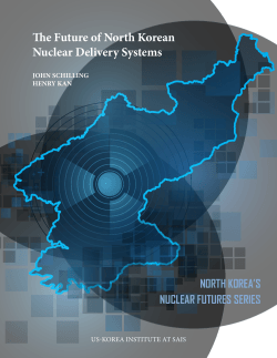 The Future of North Korean Nuclear Delivery Systems