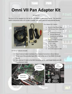 Omni VII Pan Adapter Kit - Three Rivers Embedded Systems, Inc.
